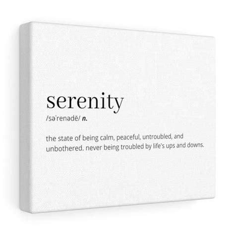 serenity meanjng